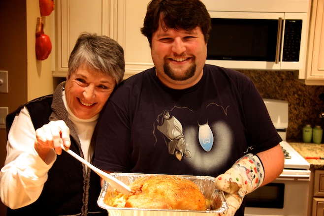 Mom and Josh